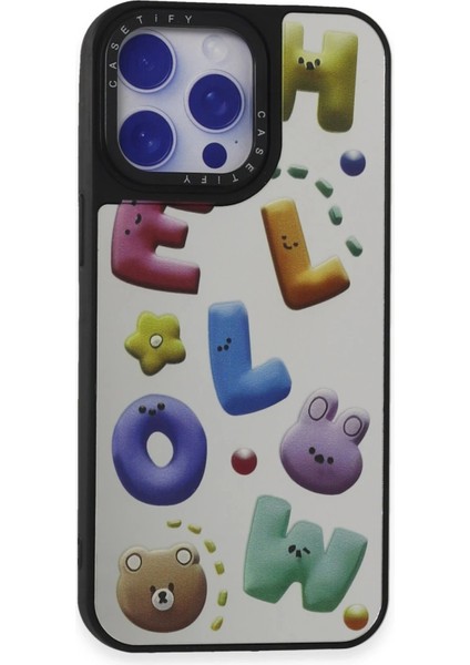 Newface iPhone 15 Pro Max Kılıf Mirror Desenli Kapak - Mirror - 15