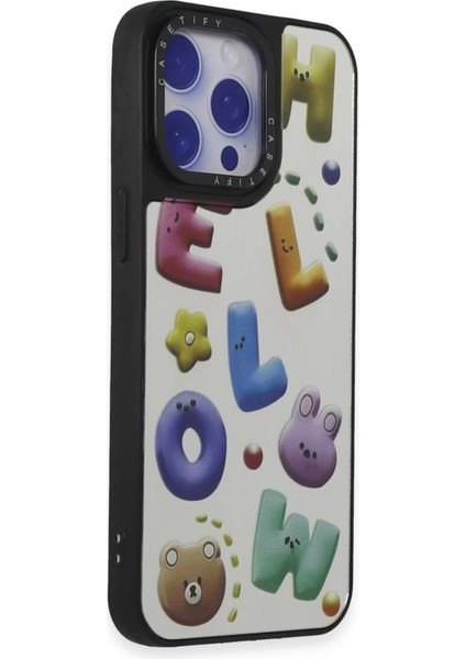 Newface iPhone 15 Pro Max Kılıf Mirror Desenli Kapak - Mirror - 15