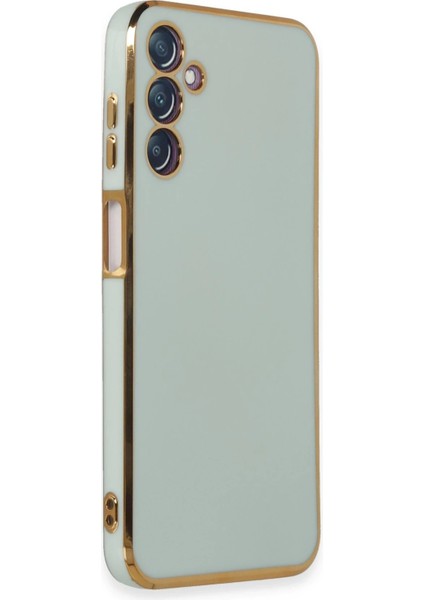 Newface Samsung Galaxy M14 5g Kılıf Volet Silikon - Açık Yeşil fiyatları