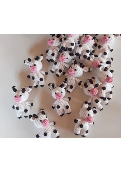 Elite Inekli Amigurumi Anahtarlık 1 Adet