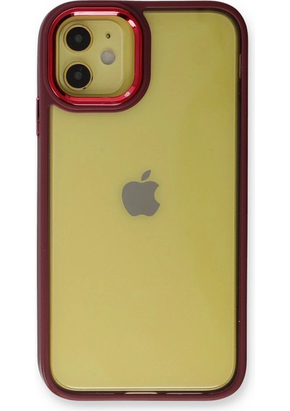 Newface iPhone 12 Kılıf Dora Kapak - Kırmızı