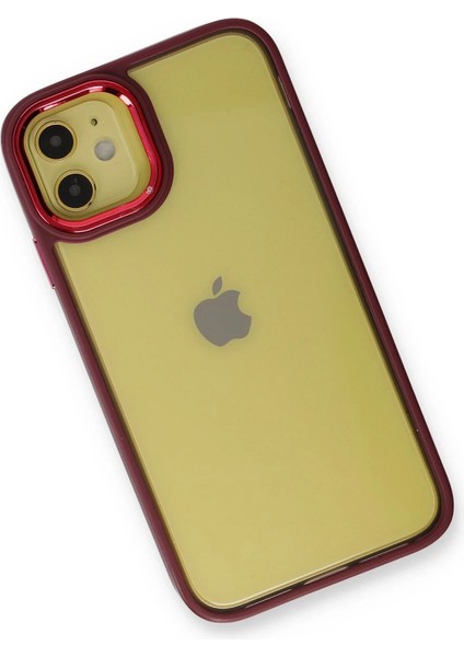 Newface iPhone 12 Kılıf Dora Kapak - Kırmızı