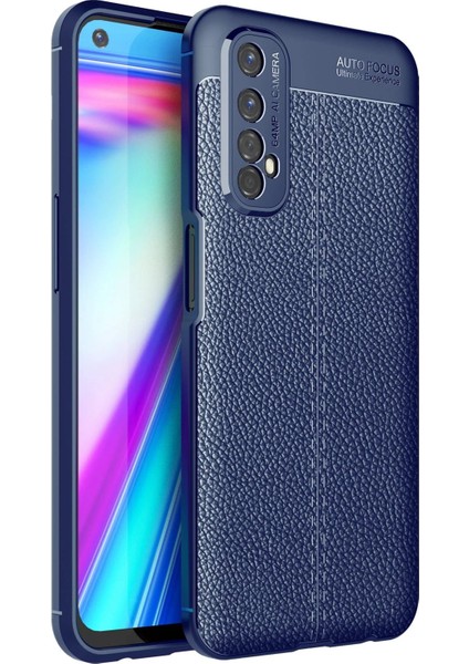 Newface Realme 7 Kılıf Auto Focus Kapak - Lacivert