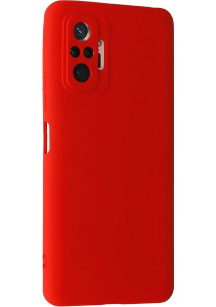 Newface Xiaomi Redmi Note 10 Pro Kılıf Nano Içi Kadife Silikon - Kırmızı fiyatları