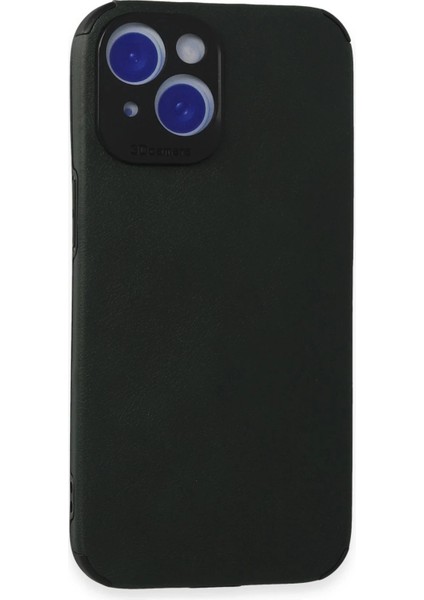 Newface iPhone 15 Kılıf Loop Deri Silikon - Yeşil
