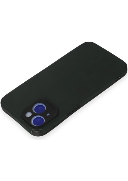 Newface iPhone 15 Kılıf Loop Deri Silikon - Yeşil