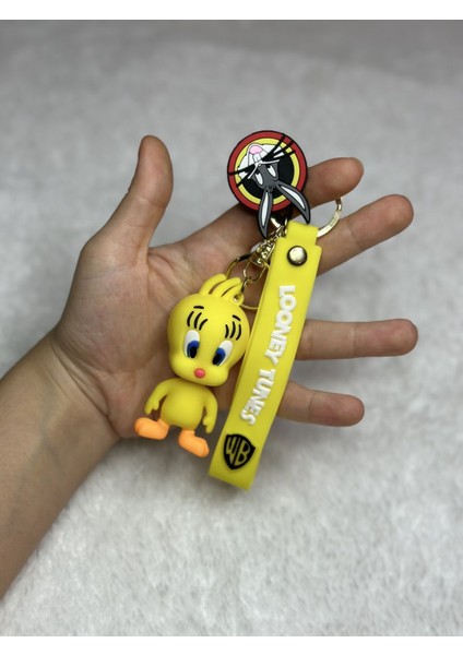 Elite Tweety Üç Boyutlu Büyük Boy Silikon Anahtarlık&çanta Süsü 1 Adet