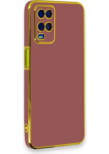 Newface Oppo A54 4g Kılıf Volet Silikon - Kırmızı