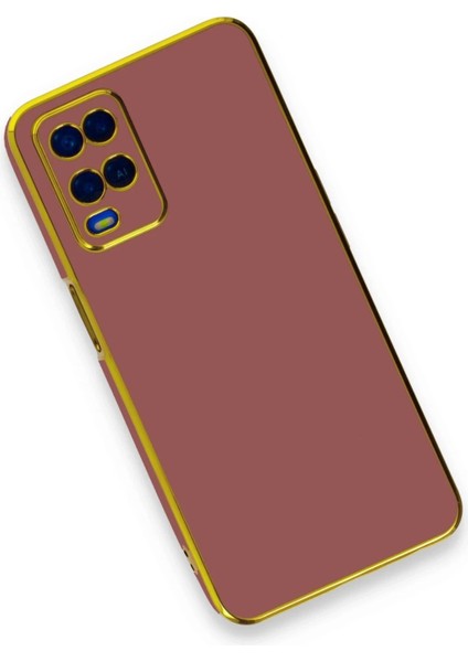 Newface Oppo A54 4g Kılıf Volet Silikon - Kırmızı