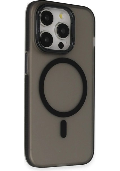 Joko iPhone 14 Pro Max Frost Standlı Magsafe Kapak - Siyah