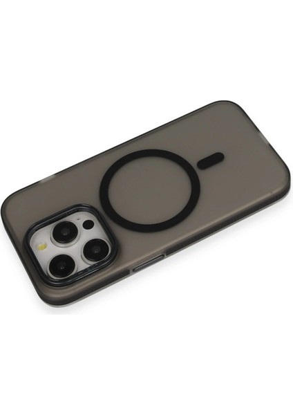 Joko iPhone 14 Pro Max Frost Standlı Magsafe Kapak - Siyah