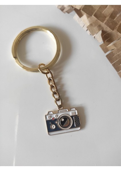 Elite Fotoğraf Makinesi Anahtarlık - Mini Boyutta 1 Adet