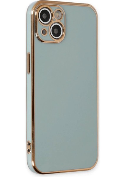 Newface iPhone 15 Kılıf Volet Silikon - Açık Yeşil