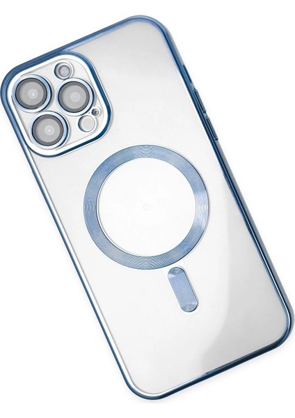 Newface iPhone 14 Pro Kılıf Kross Magneticsafe Kapak - Sierra Blue modelleri