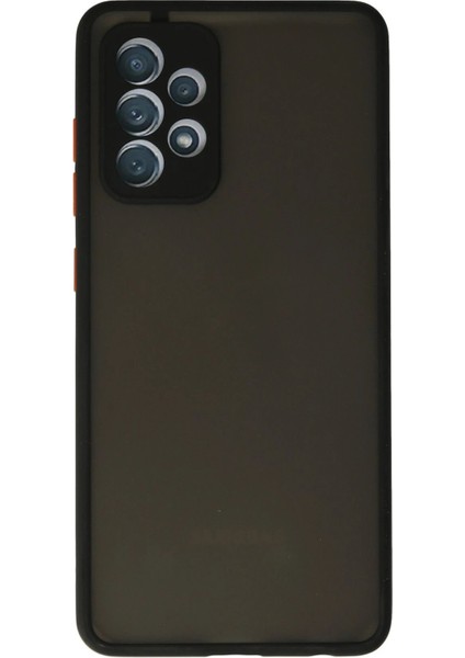 Newface Samsung Galaxy A72 Kılıf Montreal Silikon Kapak - Siyah
