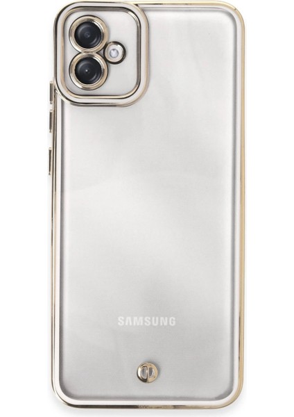 Newface Samsung Galaxy A04E Kılıf Liva Lens Silikon - Beyaz fiyatları