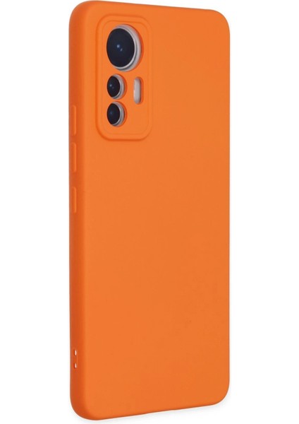 Newface Xiaomi Mi 12 Lite Kılıf Nano Içi Kadife Silikon - Turuncu fiyatları