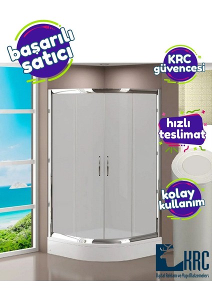 Elite Duşakabin Camı Kaplama Folyosu 45CMX5MT Buzlu Cam Filmi Kendinden Yapışkanlı 1 Adet