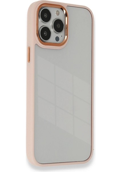 Newface iPhone 13 Pro Kılıf Dora Kapak - Pudra