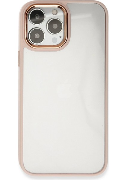Newface iPhone 13 Pro Kılıf Dora Kapak - Pudra