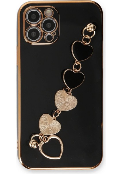 Newface iPhone 12 Pro Max Kılıf Esila Silikon - Siyah