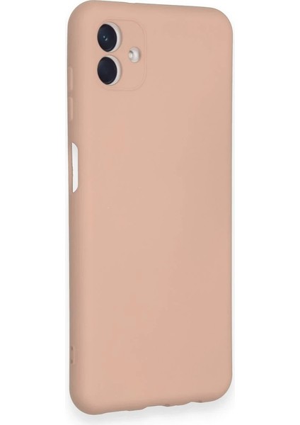 Newface Samsung Galaxy A04 Kılıf Nano Içi Kadife Silikon - Pudra fiyatları