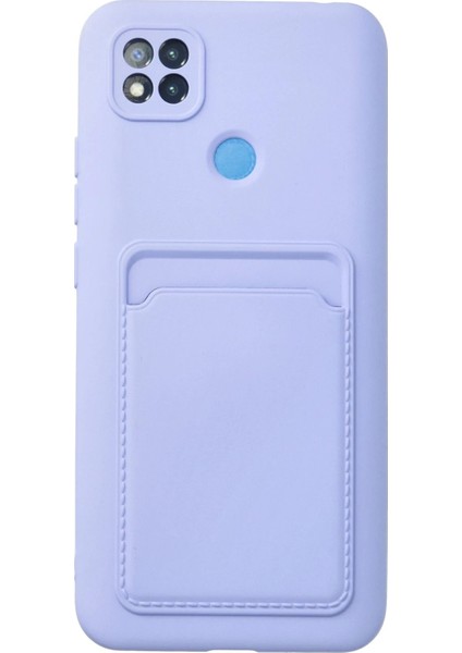 Newface Xiaomi Redmi 9c Kılıf Kelvin Kartvizitli Silikon - Lila