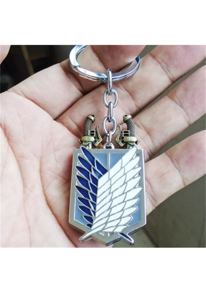 Elite Anime Attack On Titan Wings Of Liberty & Kılıç Anahtarlık 1 Adet
