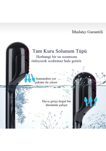 Lxl Beden Siyah Dalış Maskesi Tam Yüz Full Face Şnorkel Anti Sızıntı Ekipmanları 360 Görüntü Slikon indirimleri