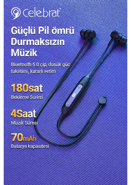 A20 Kablosuz Spor Kulaklık – Mıknatıslı,