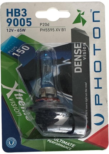 Hb3 9005 12V65W Xtreme Vision Ampul