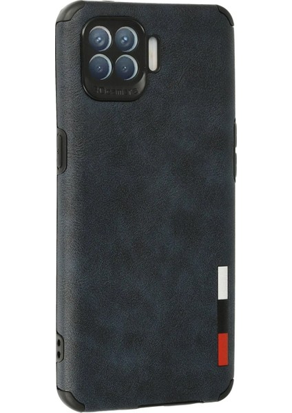 Newface Oppo Reno 4 Lite Kılıf Loop Deri Silikon - Lacivert modelleri