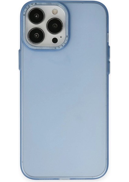 Newface iPhone 14 Pro Max Kılıf Modos Metal Kapak - Mavi