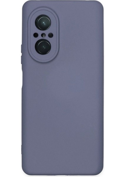 Newface Huawei Nova 9 Se Kılıf Nano Içi Kadife Silikon - Gri