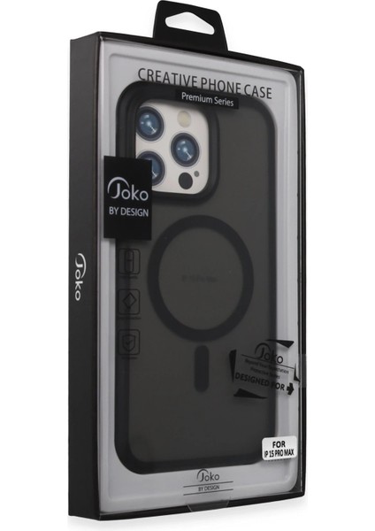 Joko iPhone 15 Toras Airbag Magsafe Kapak - Siyah