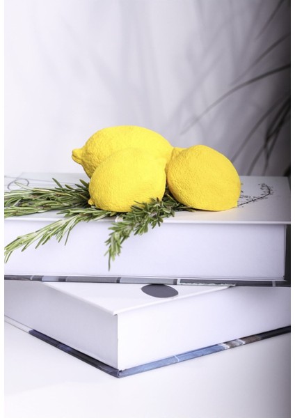 Elite Limon Dekor 3lü Set Obje 1 Adet