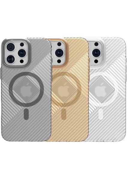 Joko iPhone 16 Pro Stella Pc Sert Magsafe Kılıf - Gold modelleri