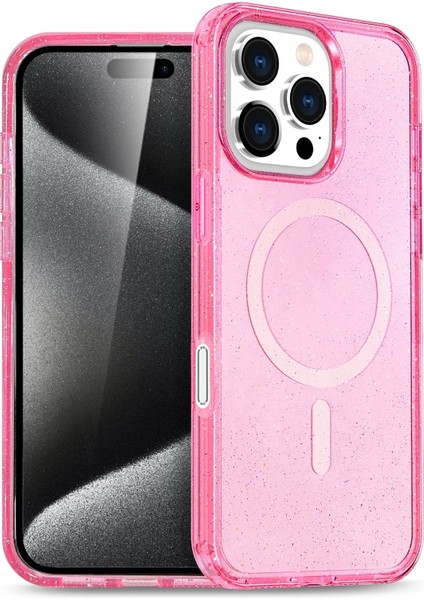 Joko Apple iPhone 16 Pro Max Star Magsafe Kapak - Pembe