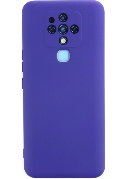 Newface Tecno Camon 16 Kılıf Nano Içi Kadife Silikon - Mor
