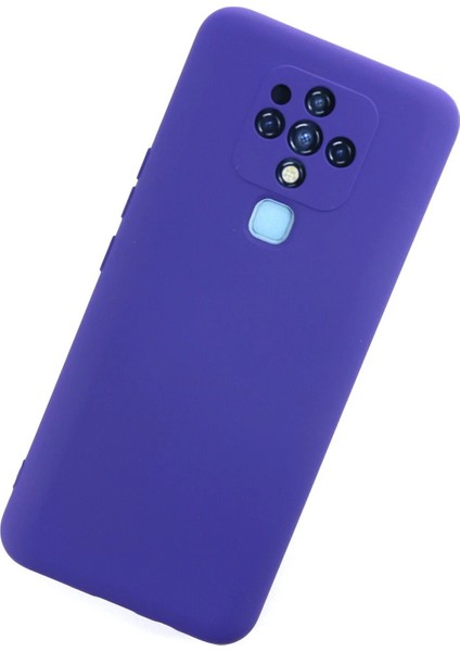Newface Tecno Camon 16 Kılıf Nano Içi Kadife Silikon - Mor