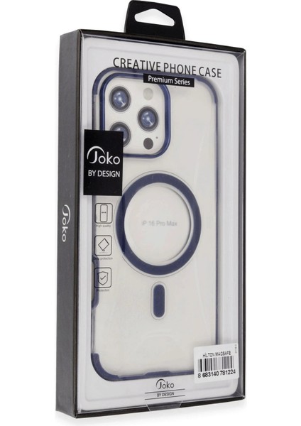 Joko iPhone 16 Pro Hilton Magsafe Kapak - Lacivert