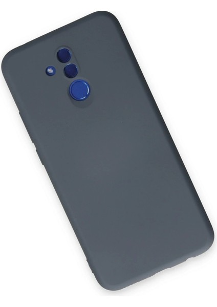 Newface Huawei Mate 20 Lite Kılıf Nano Içi Kadife Silikon - Gri modelleri
