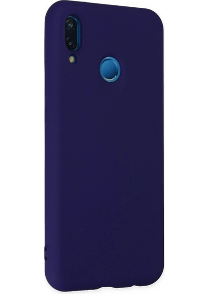 Newface Huawei P20 Lite Kılıf Nano Içi Kadife Silikon - Mor fiyatları