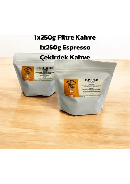 250 gr Filtre + 250 gr Espresso