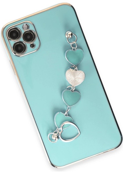 Newface iPhone 11 Pro Kılıf Esila Silikon - Su Yeşili