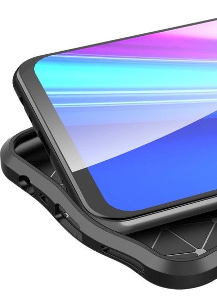Newface Realme 7 Kılıf Auto Focus Kapak - Kırmızı