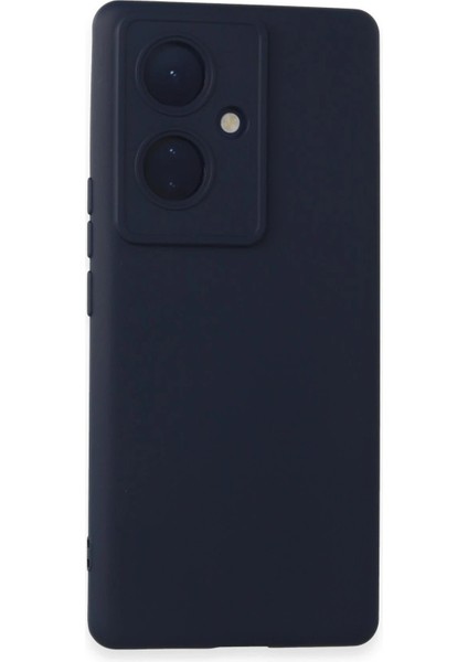 Newface Vivo V29 Lite Kılıf Nano Içi Kadife Silikon - Lacivert