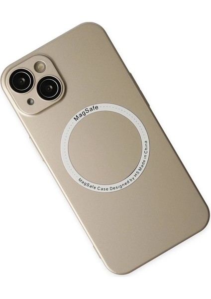 Newface iPhone 14 Kılıf Jack Magneticsafe Lens Silikon - Gold fiyatları