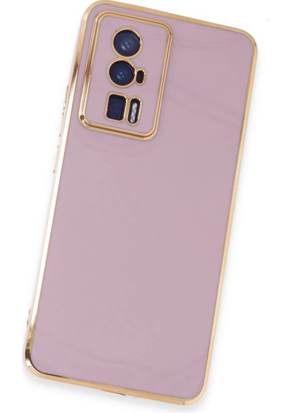 Newface Xiaomi Poco F5 Pro Kılıf Volet Silikon - Mor modelleri