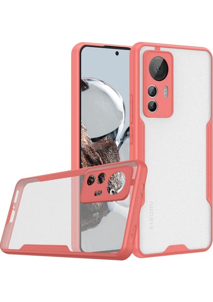 Newface Xiaomi Mi 12T Kılıf Platin Silikon - Pembe
